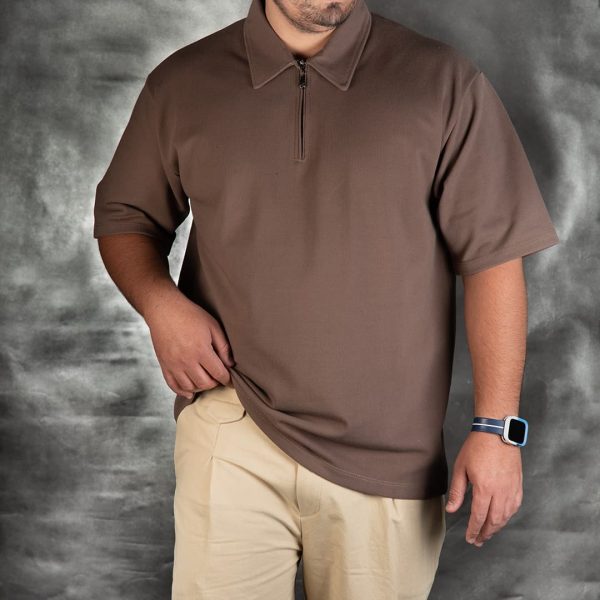 تیشرت جودون نیم زیپ - Image 2