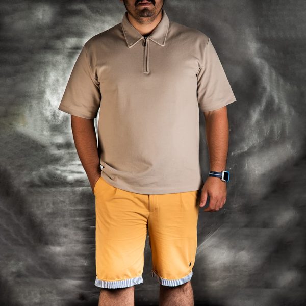 تیشرت جودون نیم زیپ - Image 4