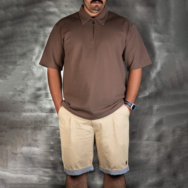 تیشرت جودون نیم زیپ - Image 5