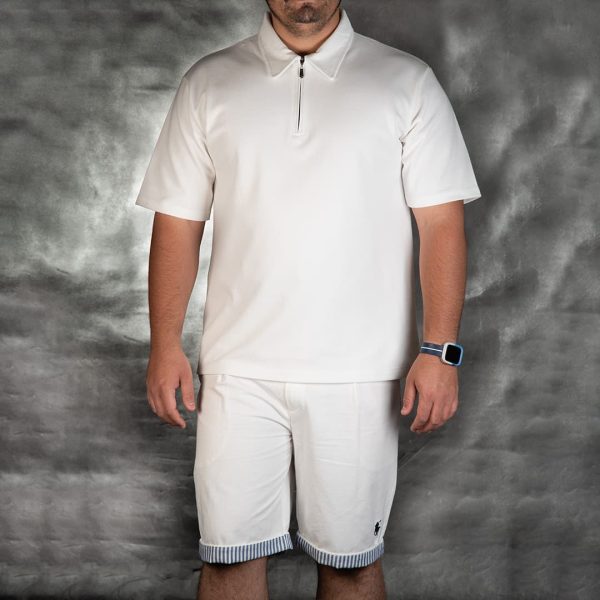 تیشرت جودون نیم زیپ - Image 7