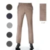 شلوار پارچه ای اسلپ راسته مردانه کرم بژ