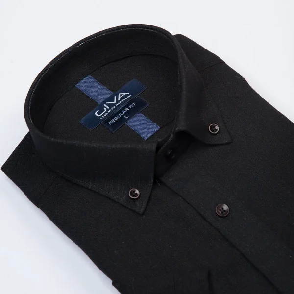 پیراهن آستین کوتاه لینن 3404 - Image 15