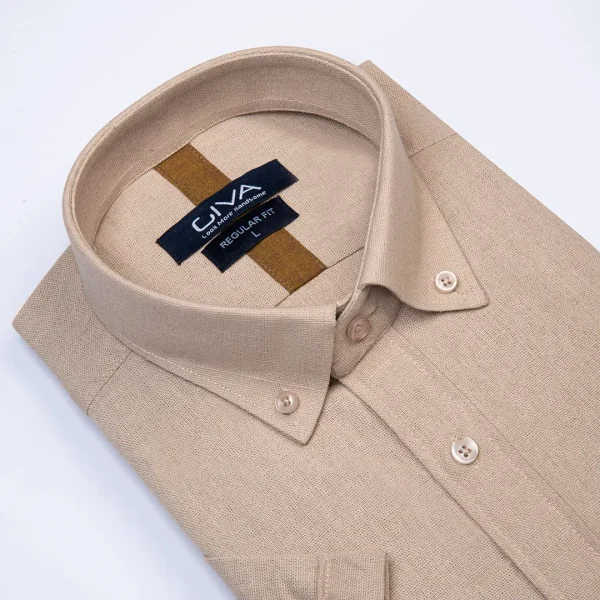 پیراهن آستین کوتاه لینن 3404 - Image 11