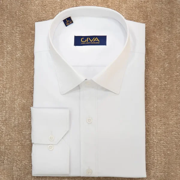 پیراهن دوشین یقه کراواتی سفید مردانه
