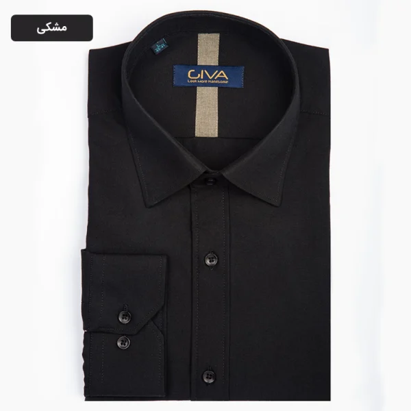 پیراهن دونخ ملانژ ساده مشکی