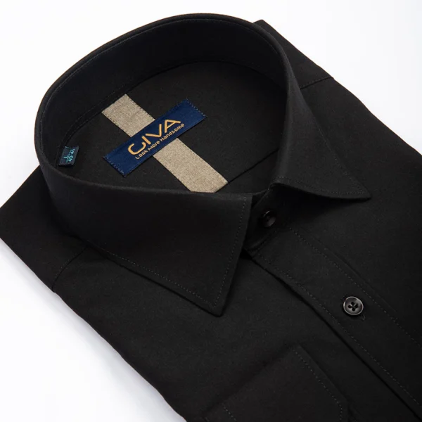 پیراهن دونخ ملانژ ساده مشکی