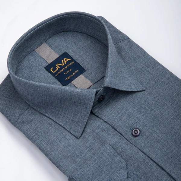 پیراهن دونخ ملانژ آبی ملانژ