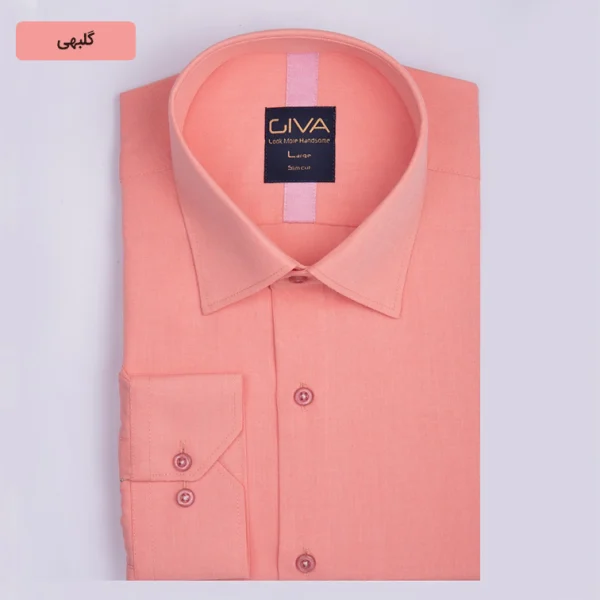 پیراهن دونخ ملانژ ساده گلبهی