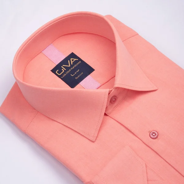 پیراهن دونخ ملانژ ساده گلبهی