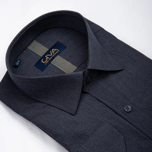 پیراهن دونخ ملانژ سرمه ای ملانژ