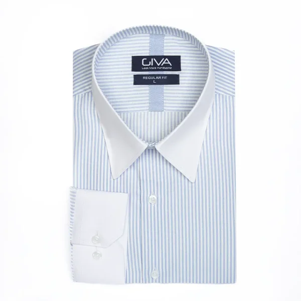 پیراهن راه راه طرح ایتالیا - Image 6