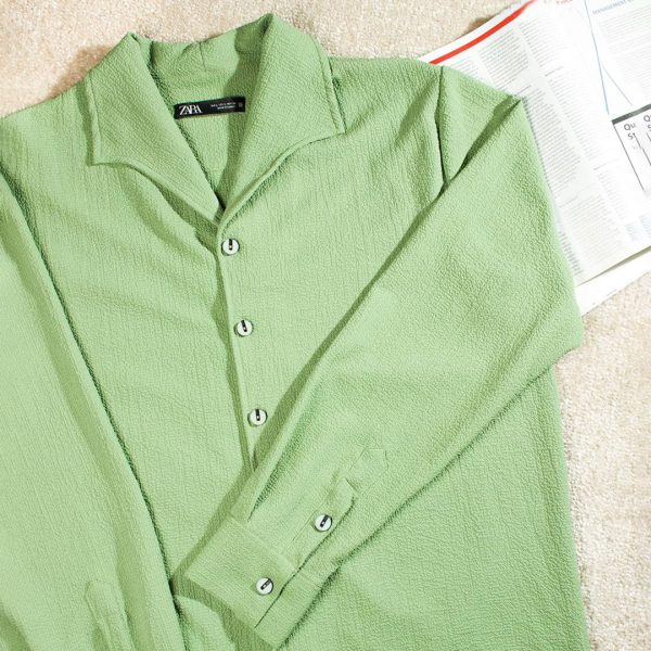 پیراهن کژوال یقه آمریکایی - Image 2