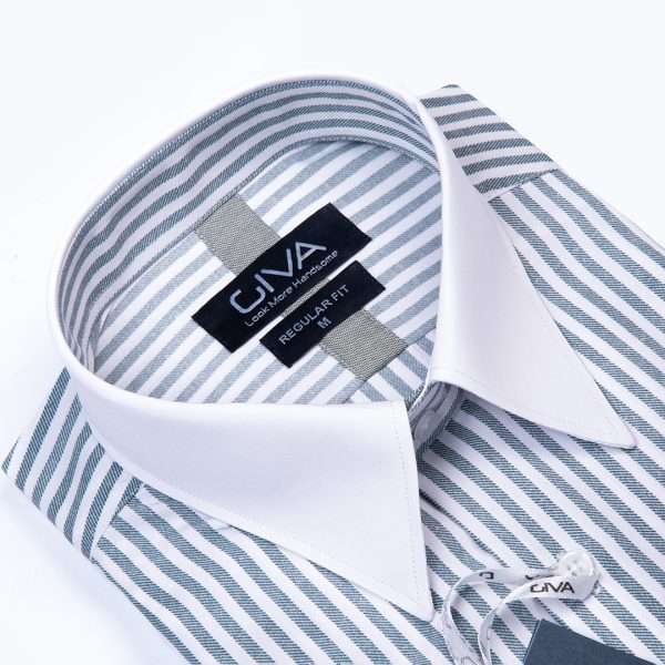 پیراهن راه راه طرح ایتالیا - Image 3