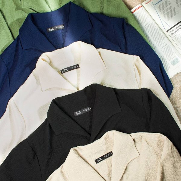 پیراهن کژوال یقه آمریکایی - Image 3