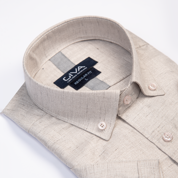 پیراهن لینن آستین کوتاه دونخ - Image 6
