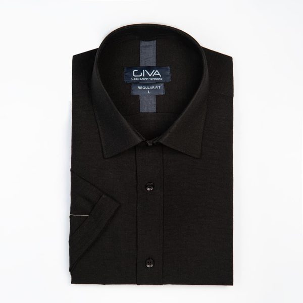 پیراهن آستین کوتاه لینن رامی - Image 11