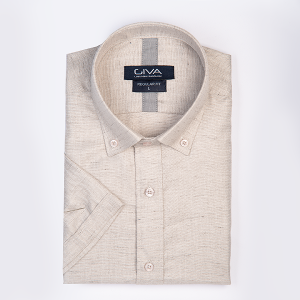 پیراهن لینن آستین کوتاه دونخ - Image 7
