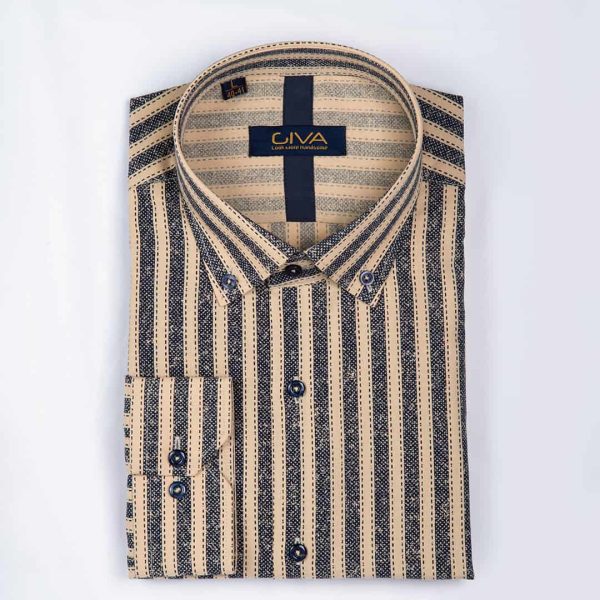 پیراهن چاپی راه راه 1368 - Image 2