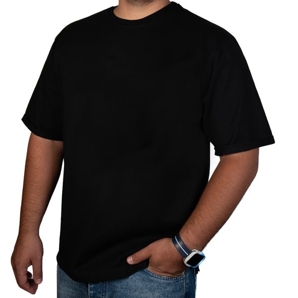 تیشرت ساده یقه گرد مردانه - Image 1