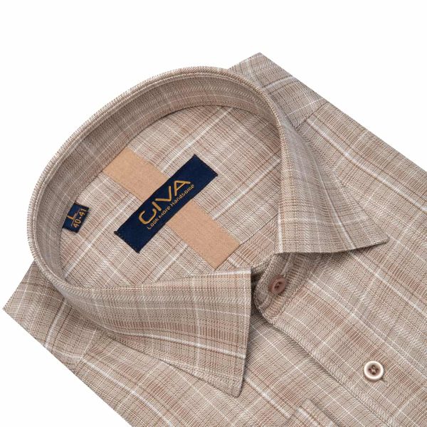 پیراهن چهارخانه مردانه 8437 - Image 12