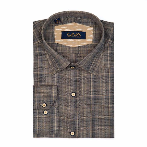 پیراهن چهارخانه مردانه 8437 - Image 3