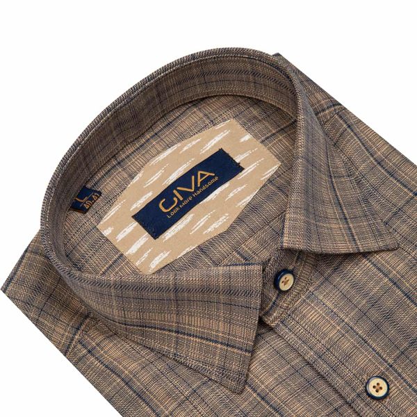 پیراهن چهارخانه مردانه 8437 - Image 4