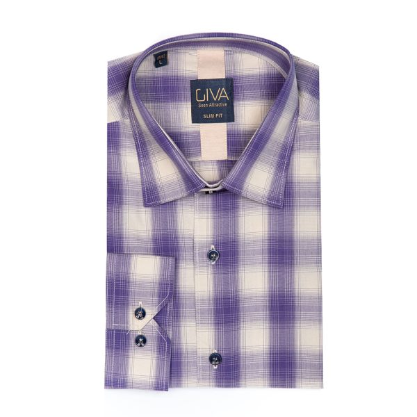 پیراهن چهارخانه مردانه 4193 - Image 6