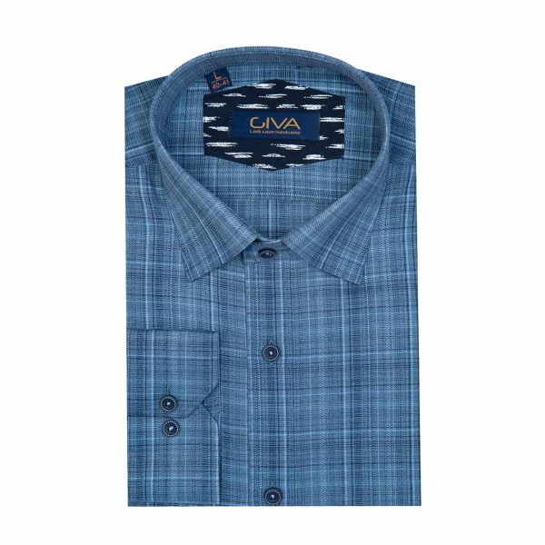 پیراهن چهارخانه مردانه 8437 - Image 7