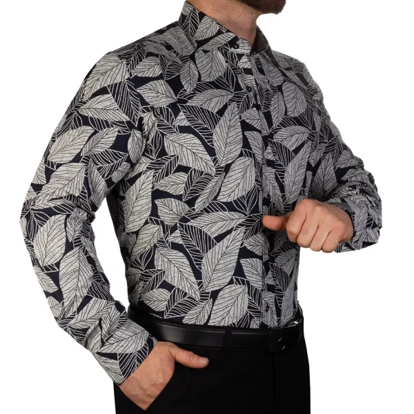 پیراهن چاپی طرح برگ - Image 1