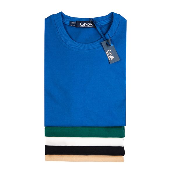 تیشرت ساده یقه گرد مردانه - Image 3