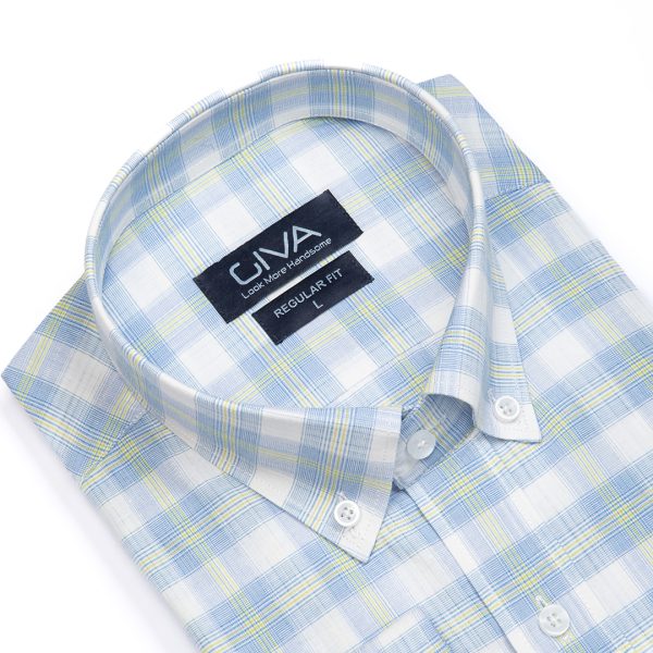 پیراهن مردانه ی چهارخانه 422 - Image 6