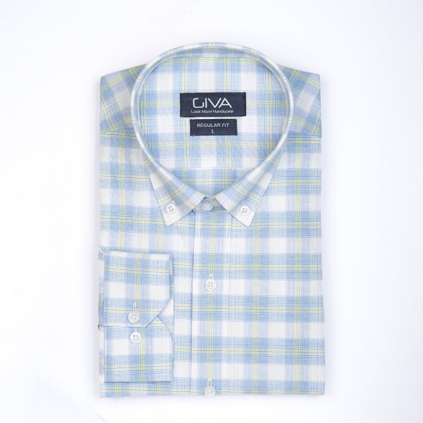 پیراهن مردانه ی چهارخانه 422 - Image 7