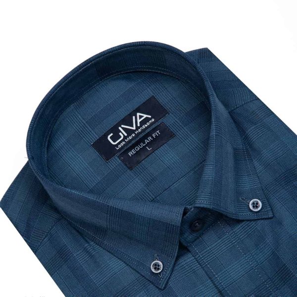 پیراهن چهارخانه ی مردانه 421 - Image 7