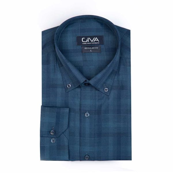 پیراهن چهارخانه ی مردانه 421 - Image 6