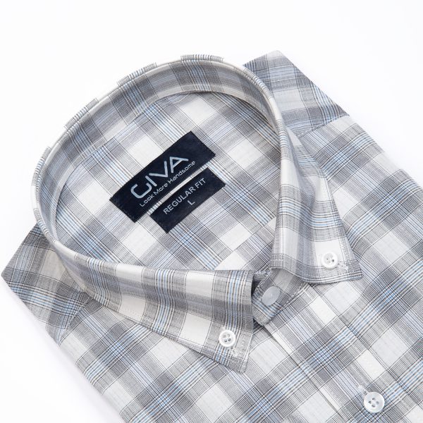 پیراهن مردانه ی چهارخانه 422 - Image 8