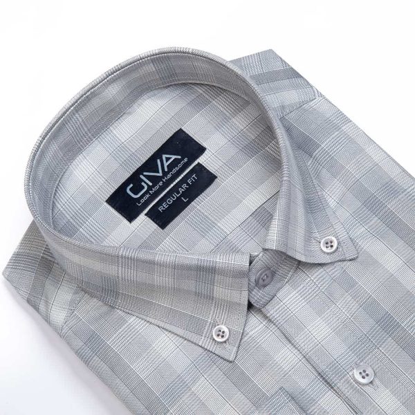 پیراهن چهارخانه ی مردانه 421 - Image 5