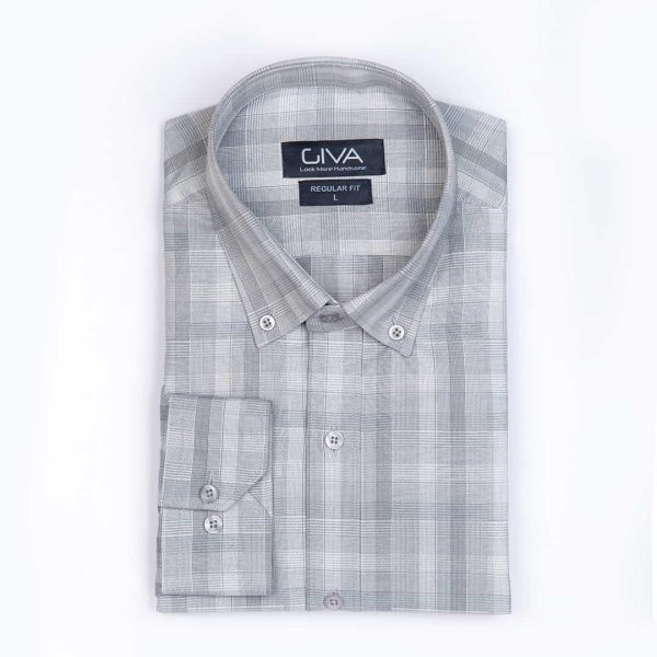 پیراهن چهارخانه ی مردانه 421 - Image 2