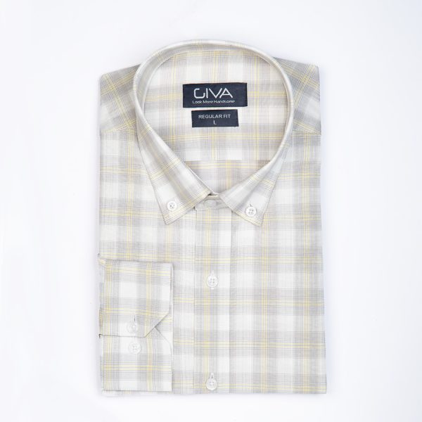 پیراهن مردانه ی چهارخانه 422 - Image 3