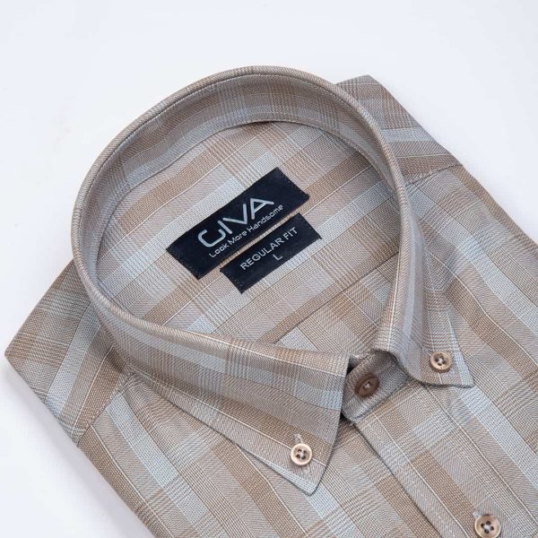 پیراهن چهارخانه ی مردانه 421 - Image 9