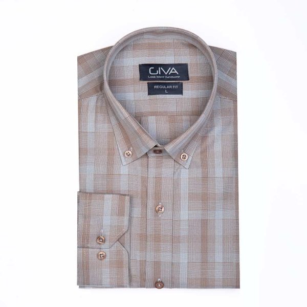 پیراهن چهارخانه ی مردانه 421 - Image 8