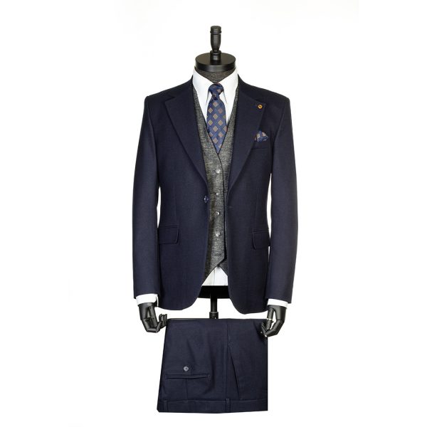 کت شلوار مردانه یقه انگلیسی 1184 - Image 4