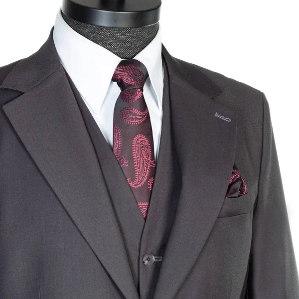 کراوات مشکی با طرح بته‌جقه - Image 1