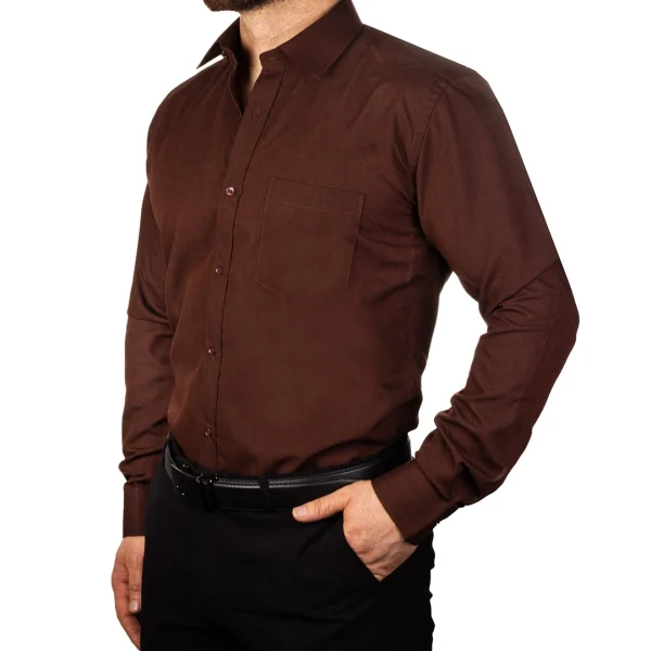پیراهن لیما ساده یقه کرواتی - Image 42