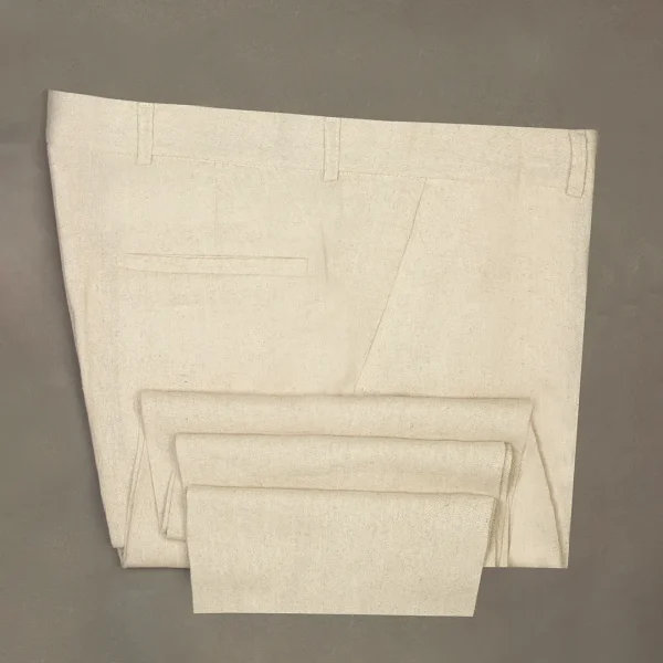 1 (2) شلوار مردانه لینن راسته3338 - Image 1